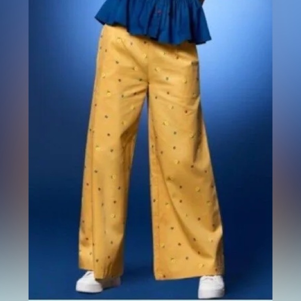 Disney Dress Shop Snow White yellow wide leg pants in XL